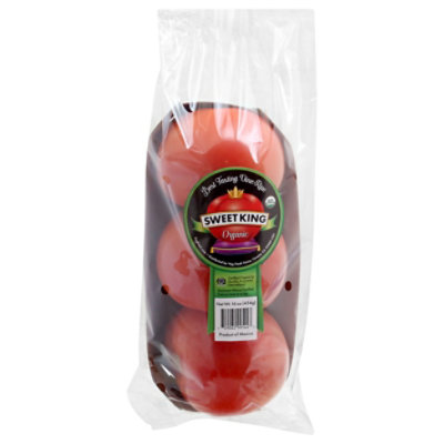 Tomatoes Sweet King Vine Ripe Organic - 3 Count