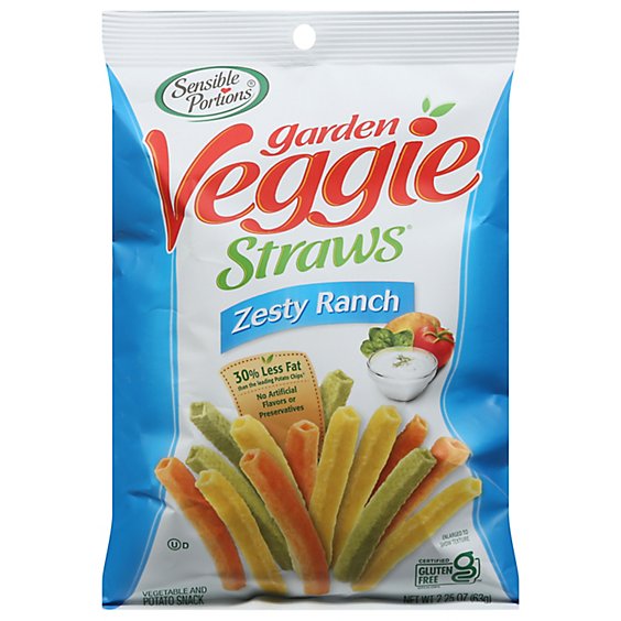 Garden Veggie Straws Ranch - 2.75 Oz