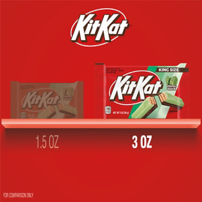 Kit Kat Duos Dark Chocolate Mint Wafer King Size Candy Bar - 3 Oz - Image 5