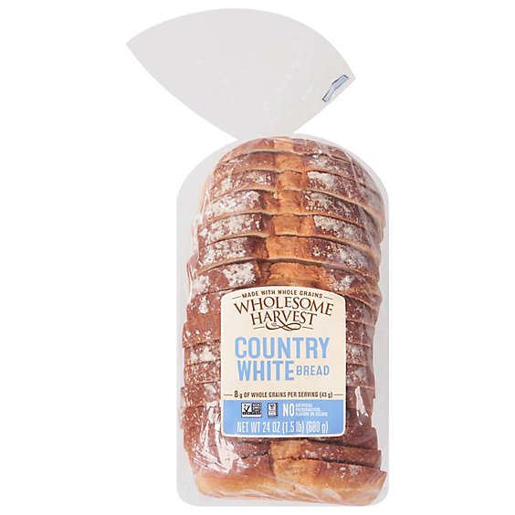 Wh Country White Sandwich Loaf Sliced - 24 Oz
