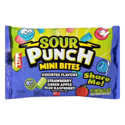 Sour Punch Candy Mini Bites Assorted Share Me Size - 3.5 Oz - Image 3