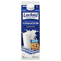 Lactaid Milk Reduced Fat 2% Milkfat Lactose Free 1 Quart - 946 Ml - Image 1