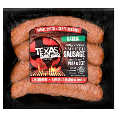 Texas Smokehouse Garlic Links - 13 Oz