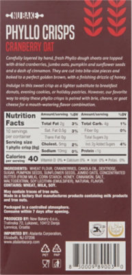 Phyllo Crisps Cranberry Oat - .18 Lb - Image 6
