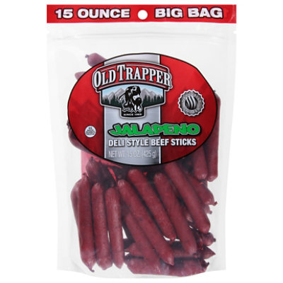 Old Trapper Jalapeno Deli Style Beef Sticks - 15 Oz - Image 3