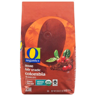 O Organics Coffee Colombia Ground - 26 Oz