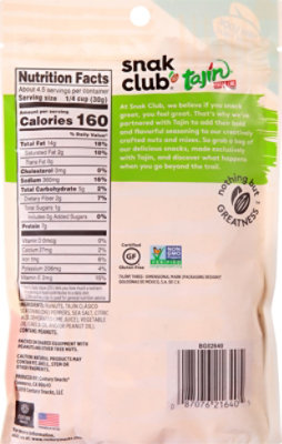 Snak Club Peanuts Tajin Chili & Lime Mild - 5 Oz - Image 6
