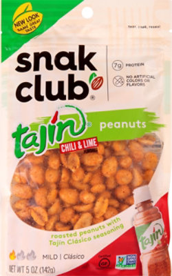 Snak Club Peanuts Tajin Chili & Lime Mild - 5 Oz - Image 2