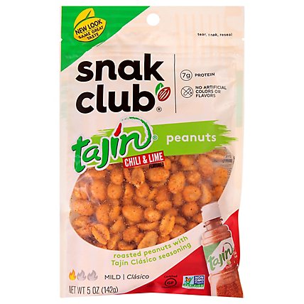 Snak Club Peanuts Tajin Chili & Lime Mild - 5 Oz - safeway Snak Club Peanuts Tajin Chili & Lime Mild - 5 Oz - safeway
