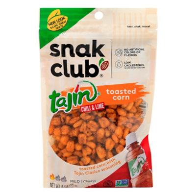 Snak Club Toasted Corn Tajin Chili & Lime Mild - 4 Oz