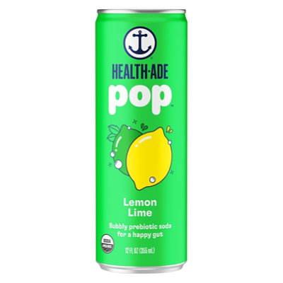 Health Ade Booch Pop Lemon Lime - 12 Fl. Oz. - Image 3