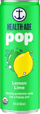 Health Ade Booch Pop Lemon Lime - 12 Fl. Oz. - Image 2