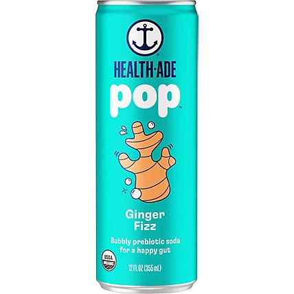Health Ade Booch Pop Ginger Fizz - 12 Fl. Oz. - Image 2
