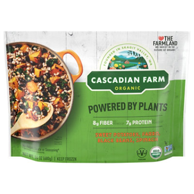 Cascadian Farm Organic Powered By Plants Sweet Potatoes Farro Black Beans & Spinach - 24 Oz - Image 3