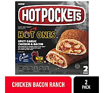 Hot Pockets Sandwiches Drive Thru Menu Style Chicken Racon Ranch 2 Count - 8.5 Oz