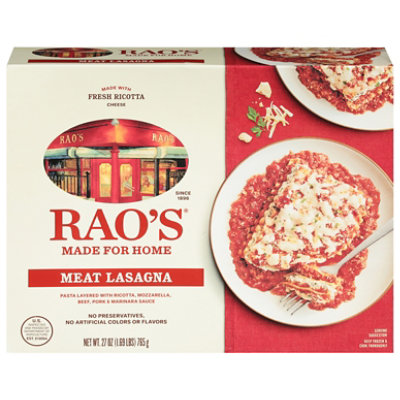 Rao's Made For Home Meat Lasagna Frozen Meal - 27 Oz - Image 2