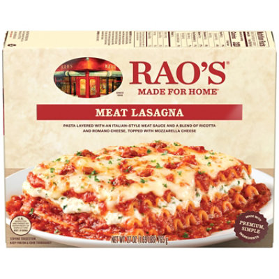 Rao's Made For Home Meat Lasagna Frozen Meal - 27 Oz - Image 1