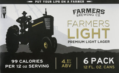 Farmers Brewing Company Farmers Light In Cans - 6-12 Fl. Oz. - Image 2