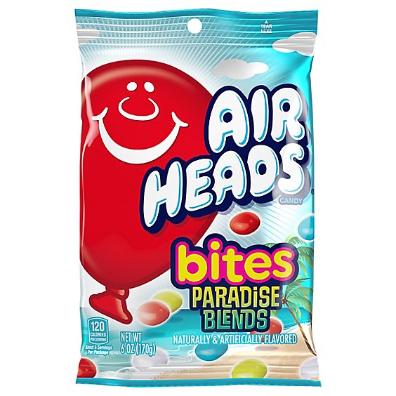 Airheads Candy Bites Paradise Heads - 6 Oz