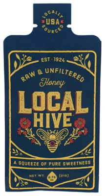 Local Hive Honey Raw & Unfiltered Packet - 0.75 Oz