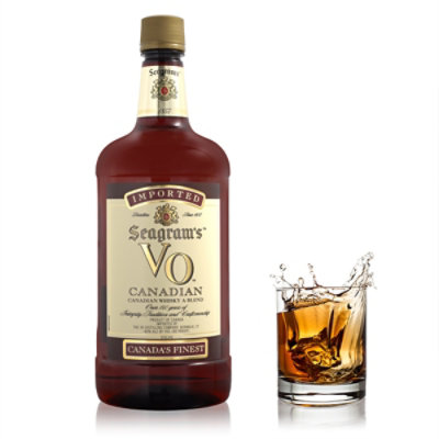 Seagram's VO Canadian Whiskey 80 Proof In Bottle - 1.75 Liter