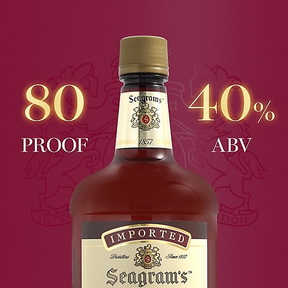 Seagram's V.O. Canadian Whisky 80 Proof - 1.75 Liter