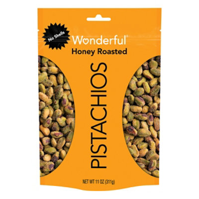 Wonderful Pistachios Honey Roasted - 11 Oz - Image 1