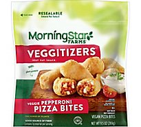 MorningStar Farms Pizza Bites Plant Based Protein Vegan Snacks Meatless Pepperoni - 9.5 Oz