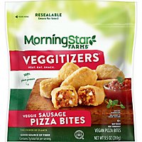 MorningStar Farms Pizza Bites Plant Based Protein Vegan Meat Meatless Sausage - 9.5 Oz - Image 2