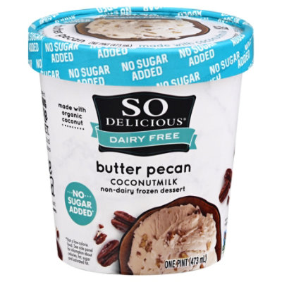 So Delicious Frozen Dessert Dairy Free No Sugar Added Coconut Milk ...