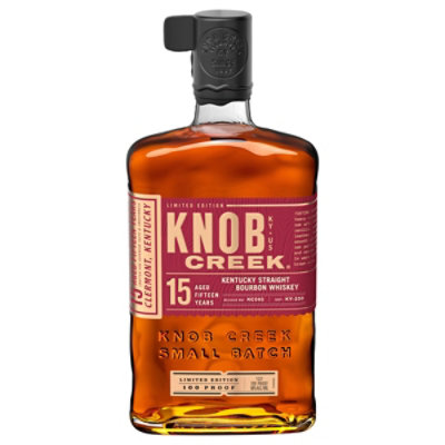 Knob Creek 15yr Limited Edition 100 Proof 750 Ml (Limited