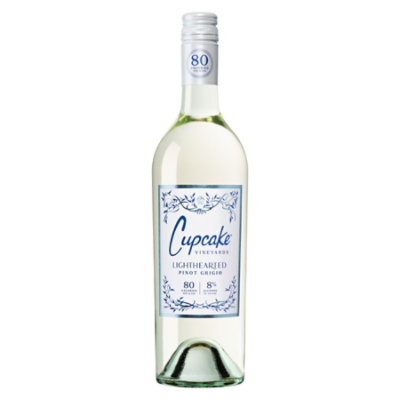 Cupcake LightHearted Pinot Grigio White Wine - 750 Ml - Image 1