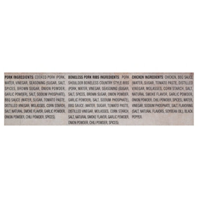 Kingsford Pulled Pork Pulled Chicken Boneless Pork Ribs Combo Platter - 28 Oz - Image 5