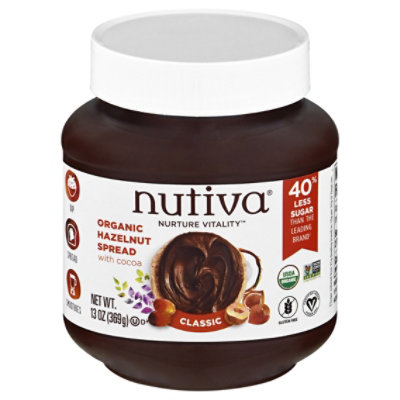 Nutiva Spread Butter Coca Hzlnt - 13 Oz - Image 3