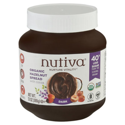 Nutiva Spread Butter Nut Coca Hzlnt - 13 Oz - Image 3