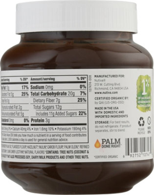 Nutiva Spread Butter Nut Coca Hzlnt - 13 Oz - Image 6