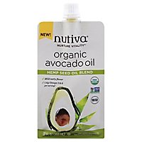 Nutiva Avocado Hempseed Oil Blend - 12 Oz - Image 1