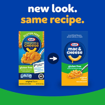 Kraft Gluten Free Original Mac & Cheese Macaroni and Cheese Dinner - 6 Oz - Image 3