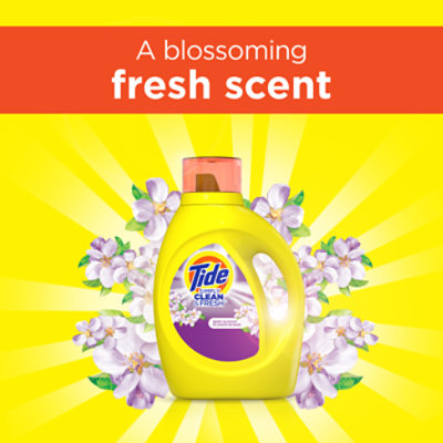 Tide Simply Clean & Fresh Berry Blossom 22 loads Liquid Laundry Detergent - 31 Fl. Oz. - Image 5