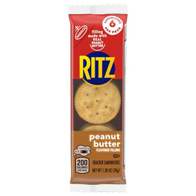 RITZ Crackers Sandwiches Peanut Butter Wrapper - 1.38 Oz - Image 1