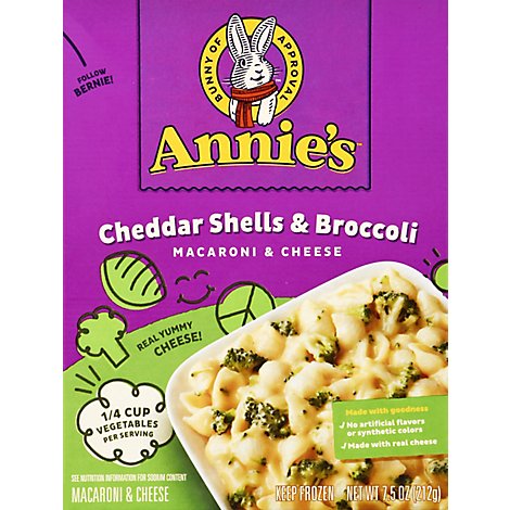 Annies Whte Chdr Broc Fz Mac And Cheese - 7.5 Oz