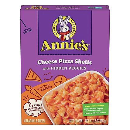 Annies Homegrown Mac & Cheese Pzza Veggi - 7.5 Oz - Image 1