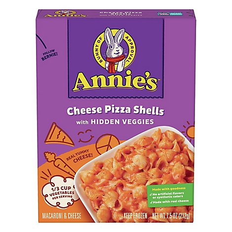 Annies Homegrown Mac & Cheese Pzza Veggi - 7.5 Oz