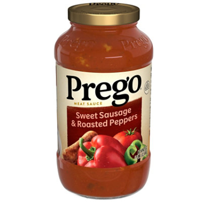 Prego Sweet Sausage and Roasted Peppers Pasta Sauce - 23.5 Oz - Image 1