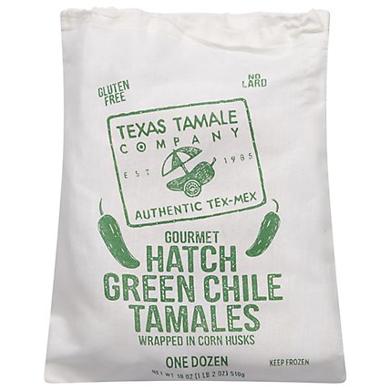 Hatch Green Chile Tamales - 18 Oz - Image 3