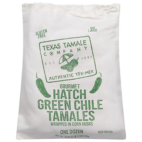 Hatch Green Chile Tamales - 18 Oz