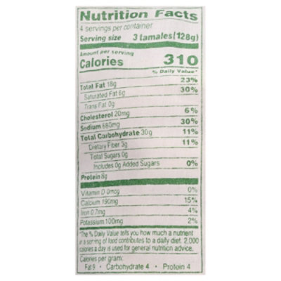 Hatch Green Chile Tamales - 18 Oz - Image 4