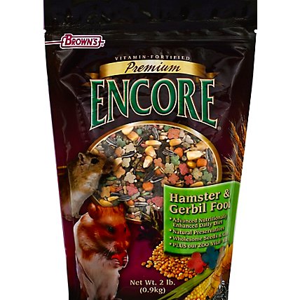 Browns Encore Premium Hamster Food - 2 Lb - Image 2