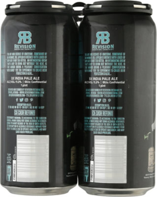 Revision Brewing Dr. Lupulin 3x Ipa In Cans - 4-16 Fl. Oz. - Image 4