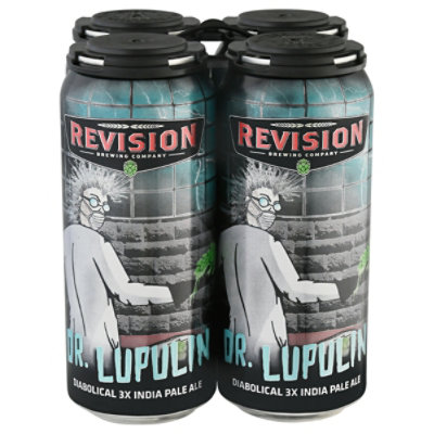 Revision Brewing Dr. Lupulin 3x Ipa In Cans - 4-16 Fl. Oz.